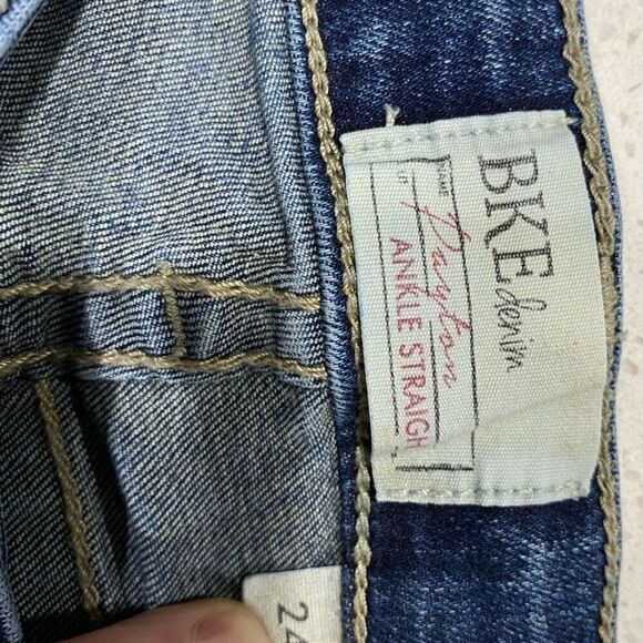 BKE 24x29 Payton Ankle Straight Stretch Denim Jeans EUC - Picture 4 of 9